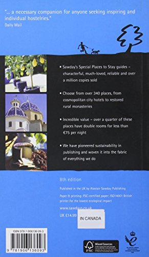 Alastair Sawday's Special Places to Stay Spain,Used