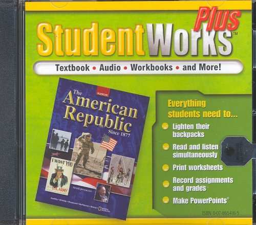 The American Republic Since 1877, StudentWorks Plus CDROM (U.S. HISTORY  THE MODERN ERA),Used