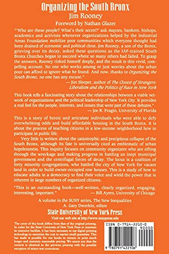 Organizing the South Bronx (Suny Series the New Inequalities) (S U N Y SERIES ON THE NEW INEQUALITIES),Used