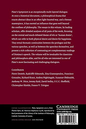 Plato's Symposium: A Critical Guide (Cambridge Critical Guides),Used