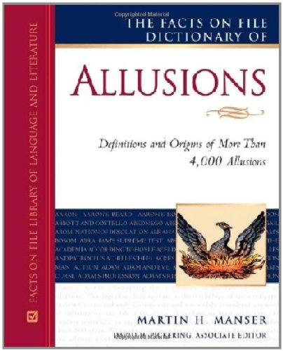 The Facts On File Dictionary of Allusions (Writers Reference)**OUT OF PRINT**,Used
