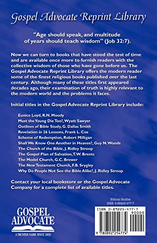 The Gospel Plan of Salvation (Gospel Advocate Reprint Library),Used