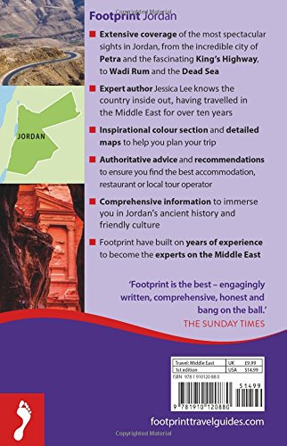 Jordan Handbook: Petra  Wadi Rum  Dead Sea (Footprint  Handbooks),Used