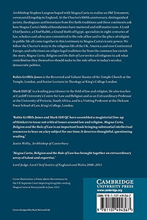 Magna Carta, Religion and the Rule of Law,Used