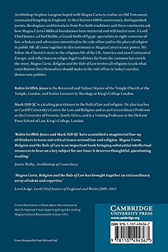 Magna Carta, Religion and the Rule of Law,Used