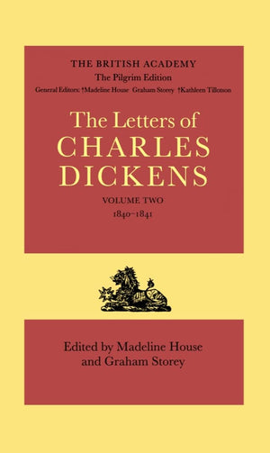 The Letters of Charles Dickens: The Pilgrim Edition, Volume 2: 18401841 (Dickens: Letters Pilgrim Edition),Used