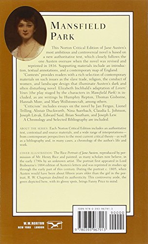 Mansfield Park (Norton Critical Editions),Used