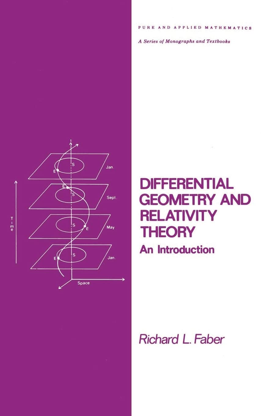 Differential Geometry and Relativity Theory (Chapman & Hall/CRC Pure and Applied Mathematics),Used