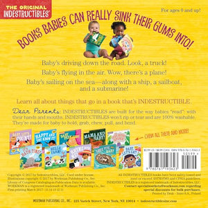 Indestructibles: Things That Go!: Chew Proof  Rip Proof  Nontoxic  100% Washable (Book for Babies, Newborn Books, Vehicle Books,,Used