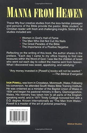 Manna From Heaven: Spiritual Food From The Word Of God,New