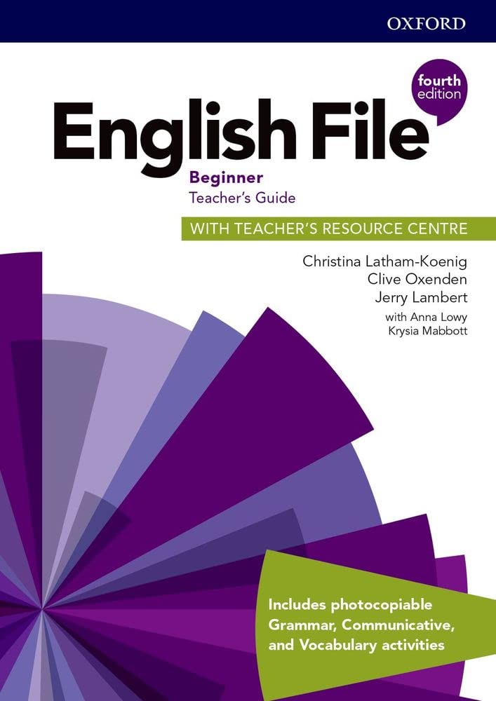English File Beginner Teacher's Guide with Teacher's Resource Centre,Used