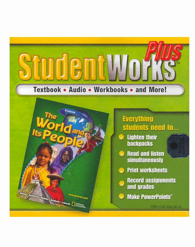 The World and Its People, StudentWorks Plus CDROM (GEOGRAPHY: WORLD & ITS PEOPLE),Used