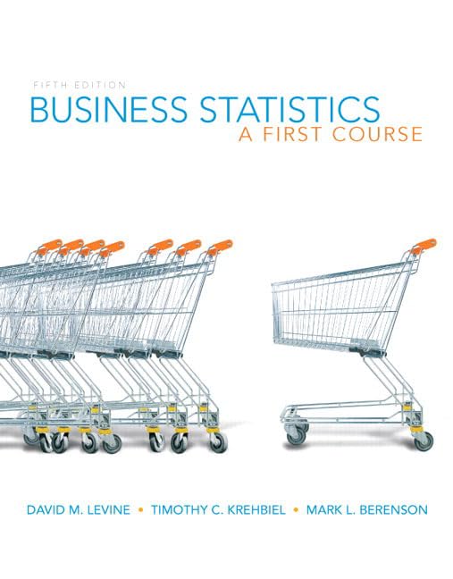 Business Statistics: A First Course (5th Edition),Used