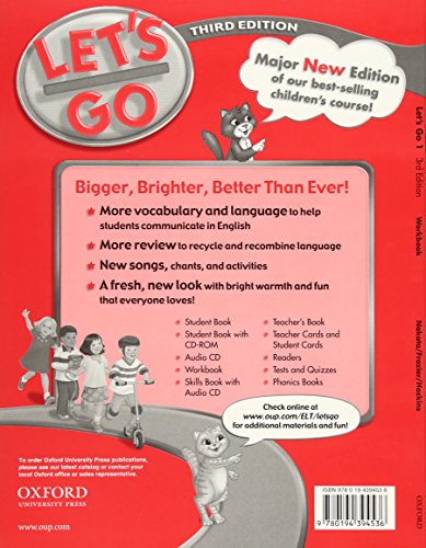 Let's Go 1 Workbook (Let's Go Third Edition),Used
