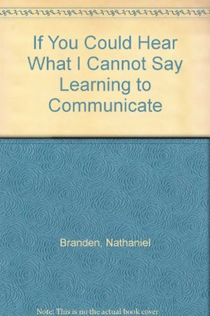 If You Could Hear What I Cannot Say',New