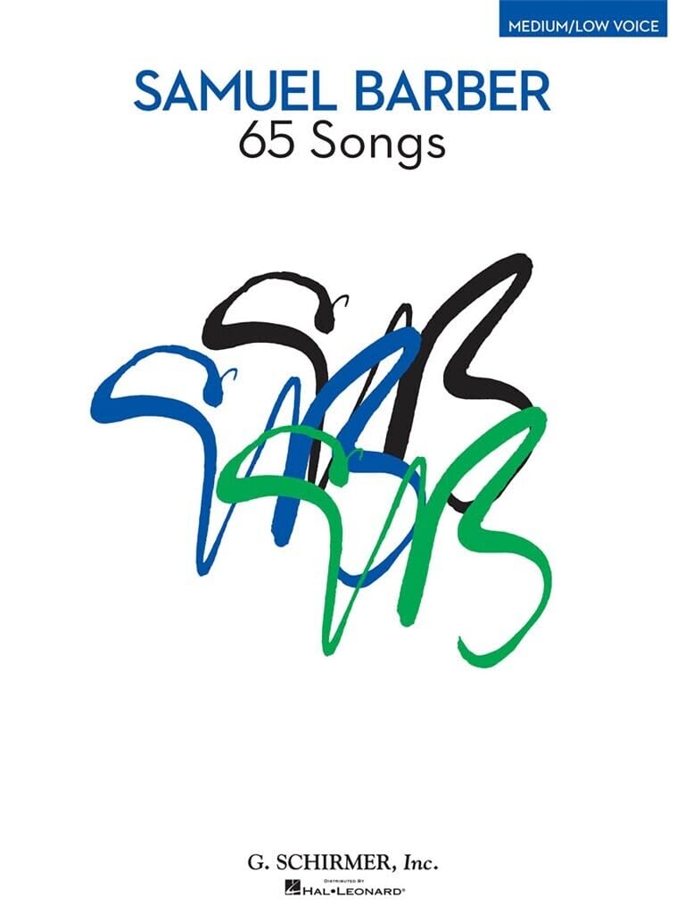 Samuel Barber: 65 Songs: Medium/Low Voice Edition,Used
