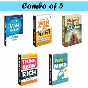 Legendary Reads For Financial Wisdom & Personal Power : Five Iconic Books That Transform Mindset, Wealth And Relationships - How To Win Friends And Influence People, Think & Grow Rich And More