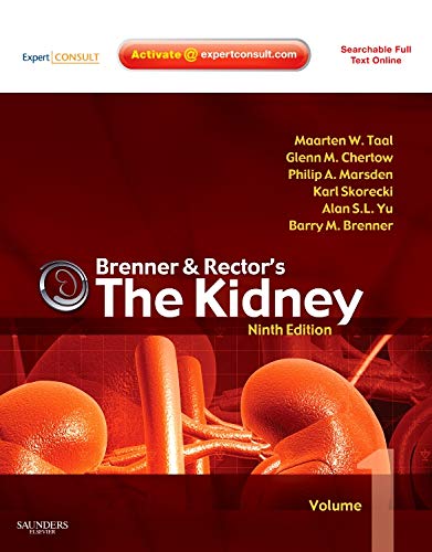 Brenner and Rector's The Kidney: Expert Consult  Online and Print 2Volume Set,Used