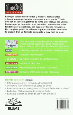 Time Out Selecciones Berlin: Time Out Shortlist Berlin (Spanish Edition),Used