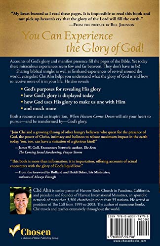 When Heaven Comes Down: Experiencing God's Glory in Your Life,Used