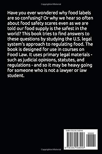 Food Law: Cases and Materials,Used