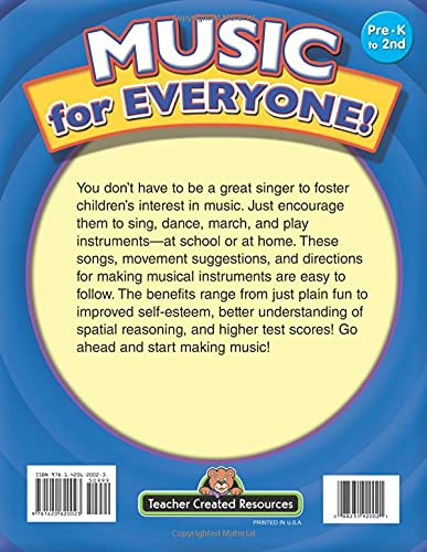 Music for Everyone: Prek Grade 2,Used