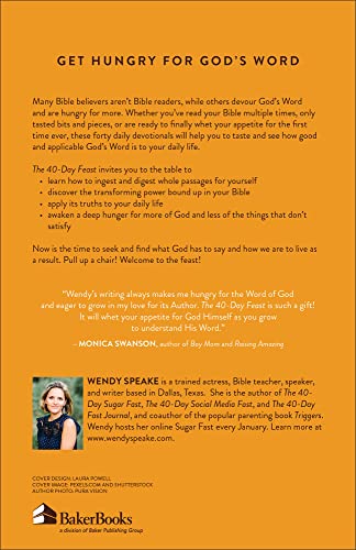 The 40Day Feast: Taste & See the Goodness of God?s Word (A Daily Devotional with 40 Reflections, Bible Readings, Prayer Prompts,Used