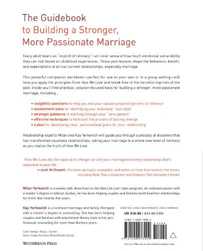 How We Love Workbook: Making Deeper Connections in Marriage,Used