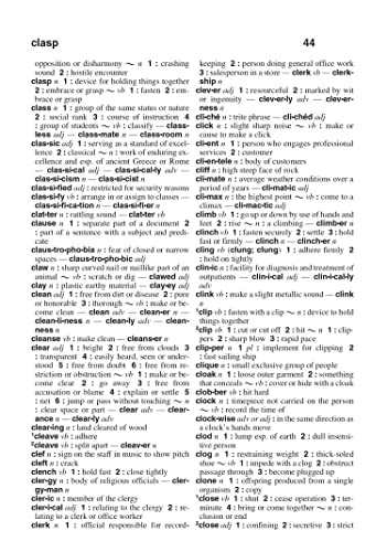 Webster's Dictionary & Thesaurus, Newest Edition,Used