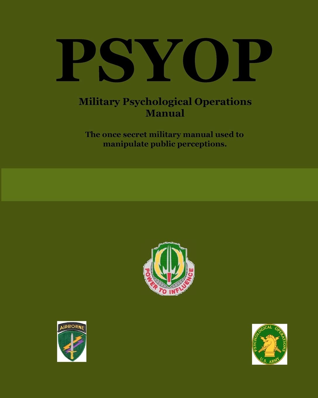 Psyop: Military Psychological Operations Manual,New