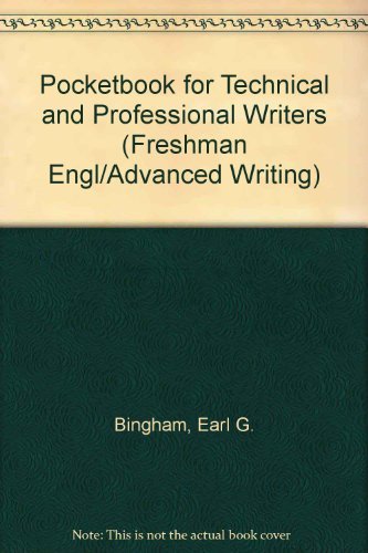 Pocketbook for Technical and Professional Writers,Used