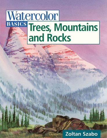 Watercolor Basics: Trees, Mountains And Rocks,Used