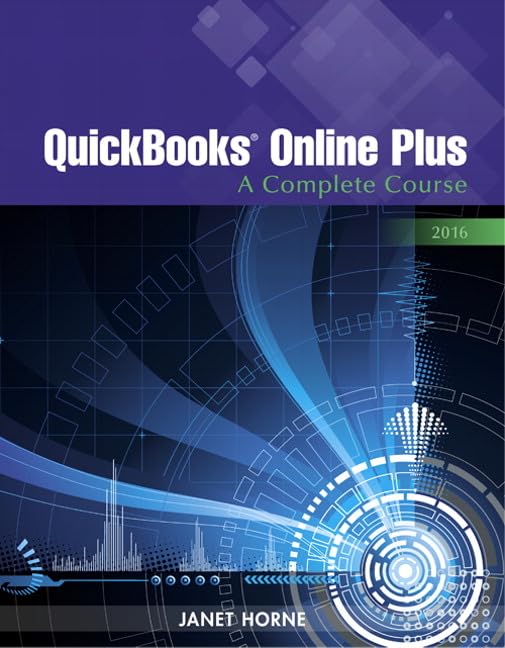 QuickBooks Online Plus: A Complete Course 2016,Used