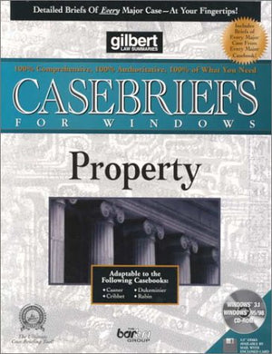 Casebriefs: Property (Gilbert Law Summaries),Used