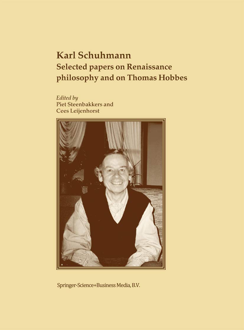 Selected papers on Renaissance philosophy and on Thomas Hobbes,Used