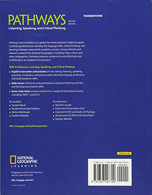 Pathways: Listening, Speaking, and Critical Thinking Foundations,Used
