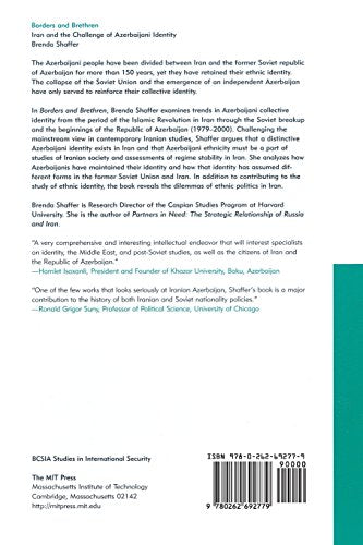 Borders And Brethren: Iran And The Challenge Of Azerbaijani Identity (Bcsia Studies In International Security),New