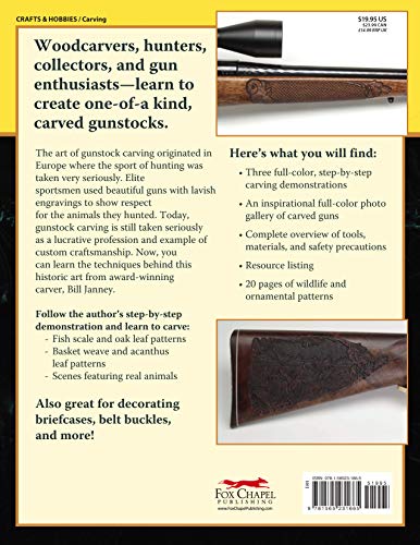 Gunstock Carving: The Most Complete Guide To Carving And Engraving Gunstocks (Fox Chapel Publishing)