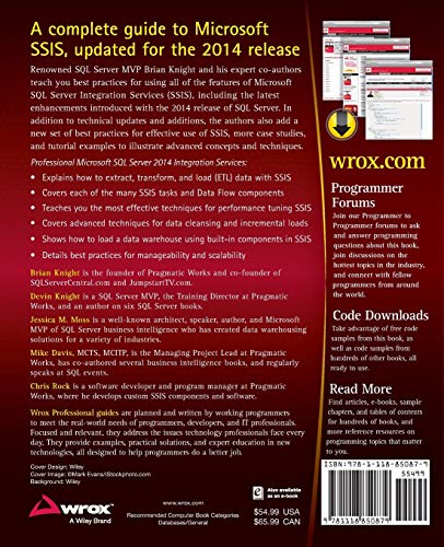 Professional Microsoft SQL Server 2014 Integration Services (Wrox Programmer to Programmer),Used