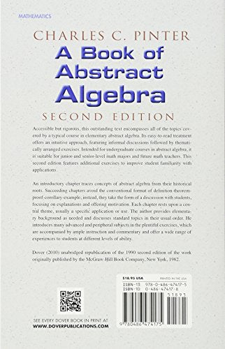 A Book Of Abstract Algebra: Second Edition (Dover Books On Mathematics),Used