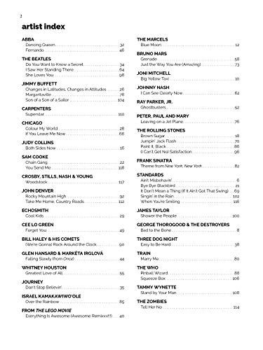 Alfred's Easy Ukulele Songs  Rock & Pop: 50 Hits from Across the Decades,New