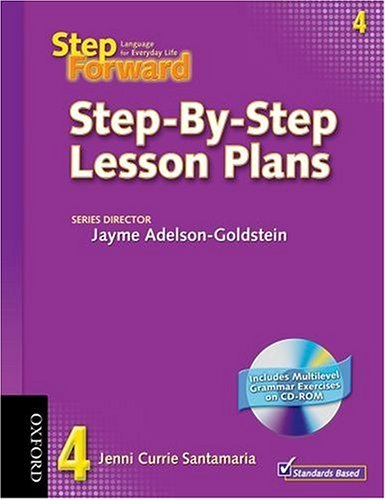 Step Forward 4 StepbyStep Lesson Plans with Multilevel Grammar Exercises CDROM,Used