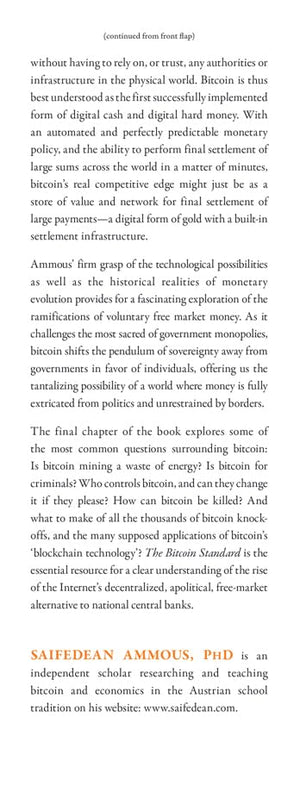 The Bitcoin Standard: The Decentralized Alternative to Central Banking,New