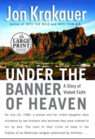 Under The Banner Of Heaven (Random House Large Print)-new,New