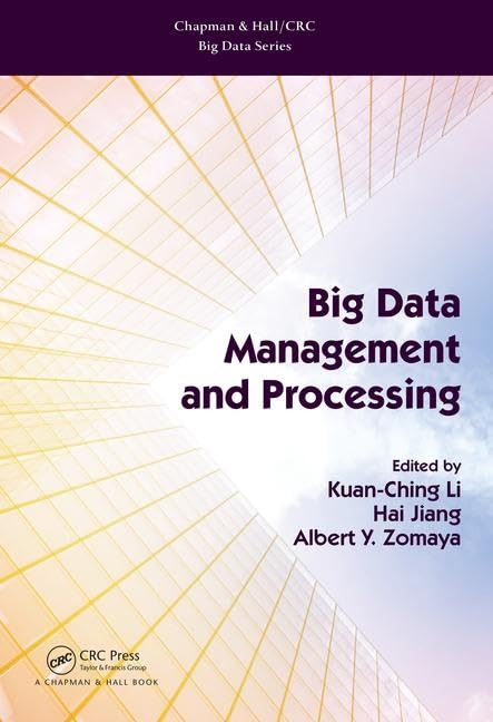 Big Data Management and Processing (Chapman & Hall/CRC Big Data Series),Used