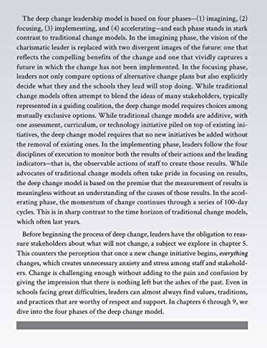 Deep Change Leadership: A Model For Renewing And Strengthening Schools And Districts (A Resource For Effective School Leadership
