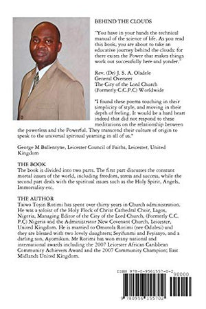 Behind the Clouds  Understanding the way of the wholesome God,Used