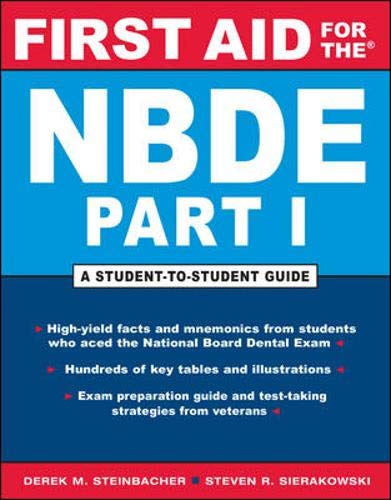 First Aid for the NBDE Part I (First Aid Series),Used