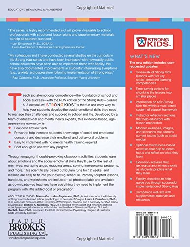 Merrell'S Strong Kidsgrades 68: A Social And Emotional Learning Curriculum, Second Edition