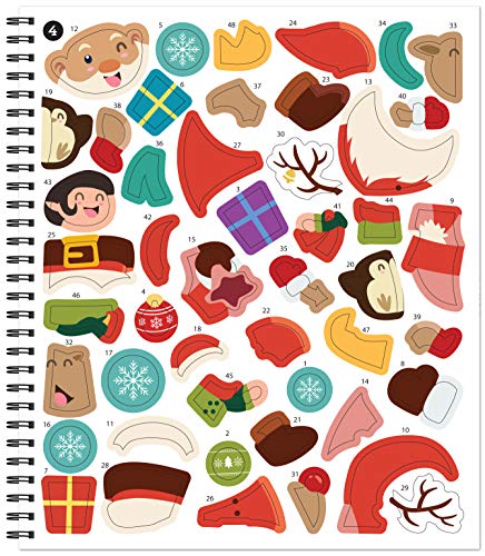 Brain Games  Sticker By Number: Christmas (Bus Cover)